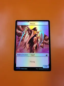 1x Elf Knight & Angel (0002) | FOIL TOKEN | Ravnica Remastered | MTG Magic Cards - Image 4