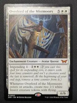 MTG Overlord of the Mistmoors DSK NM Mythic Enchantment 023 Duskmourn Magic - Image 1