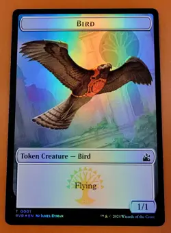 1x Bird & Wurm (0013) | FOIL TOKEN | Ravnica Remastered | MTG Magic Cards - Image 1