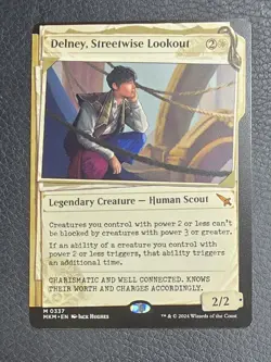 Delney, Streetwise Lookout (Showcase) Murders at Karlov Manor Regular MTG NM - Image 1