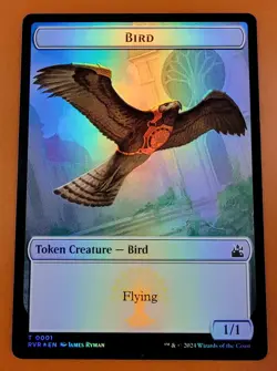 1x Bird & Voja (0019) | FOIL TOKEN | Ravnica Remastered | MTG Magic Cards - Image 1