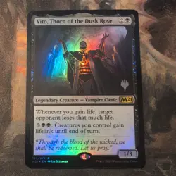 Vito, Thorn of the Dusk Rose - Core Set 2021 Foil PROMOS - MTG - Image 1