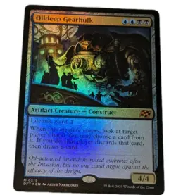 Oildeep Gearhulk Aetherdrift Foil MTG Rare Magic The Gathering - Image 1