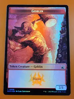 1x Bird & Goblin (0009) | FOIL TOKEN | Ravnica Remastered | MTG Magic Cards - Image 2