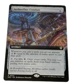 Aetherflux Conduit Mtg Aetherdrift Commander Extended Art Magic The Gathering - Image 1