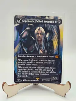 MTG - Sephiroth, Fabled SOLDIER (317) (Borderless) - Final Fantasy - Non Foil - Image 2