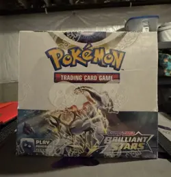Pokemon TCG Brilliant Stars Booster Box Factory Sealed - Image 1