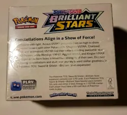 Pokemon TCG Brilliant Stars Booster Box Factory Sealed - Image 2