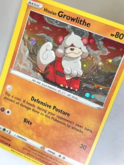 Hisuian Growlithe 070/189 Cosmos Holo Promo Fall Collector Chest Pokemon TCG NM - Image 5