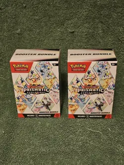 Pokemon Prismatic Evolutions Booster Bundle LOT OF 2 BRAND NEW FACTORY SEALED - Image 1