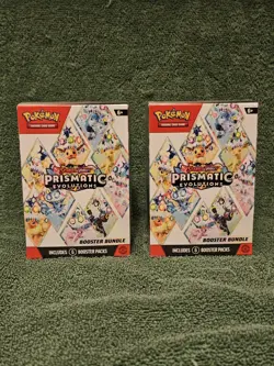 Pokemon Prismatic Evolutions Booster Bundle LOT OF 2 BRAND NEW FACTORY SEALED - Image 2