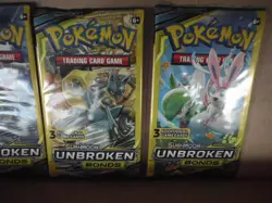 Pokemon Sun @ Moon Unbroken Bonds Art Set 4 Packs 3 Cards Per Pack - Image 3
