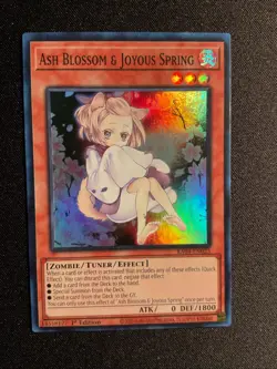 Yugioh Ash Blossom & Joyous Spring RA04-EN025 Super Rare NM - Image 1
