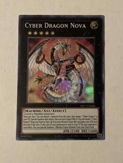 Yugioh CYBER DRAGON NOVA - OP17-EN006 - OTS Tournament Pack 17 Super Rare - MINT - Image 1