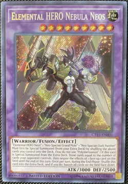 Elemental HERO Nebula Neos CT15-EN001 2018 Mega-Tins Limited Ed Yugioh Card - Image 1