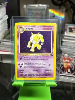 Hypno 8/62 Holo Fossil Set Pokemon Card NM/LP - Image 1