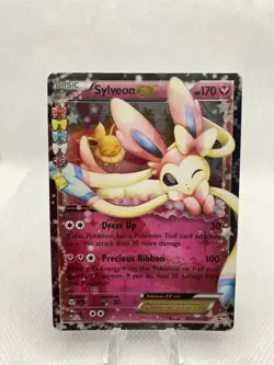 Sylveon EX RC21/RC32 Generations: Radiant Collection Holo Pokemon Card - Image 1