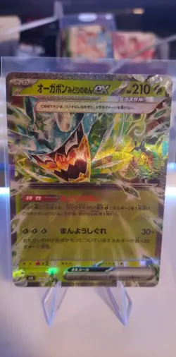 Teal Mask Ogerpon ex 016/101 RR Mask Of Change (Japanese) Pokemon Card - Image 1