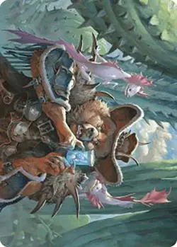 Art Series #21 Doc Aurlock, Grizzled Genius Art Card - Image 1