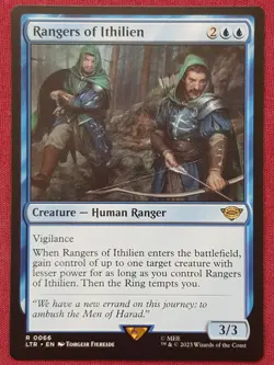 Magic The Gathering LOTR TALES OF MIDDLE-EARTH RANGERS OF ITHILIEN blue card MTG - Image 1