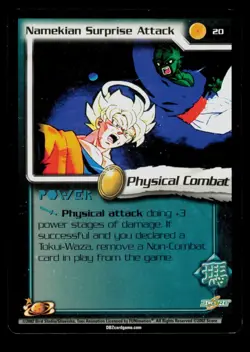 Namekian Surprise Attack 20 Dragon Ball Z Trading Card TCG CCG - Image 1