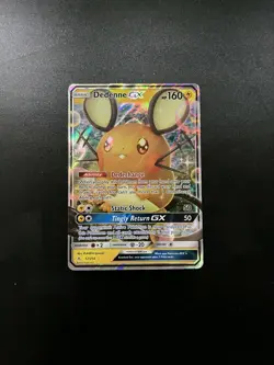 Dedenne GX 57/214 Unbroken Bonds NM Ultra Rare Pokemon Card - Image 1