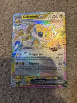 Pokemon Galvantula EX TCG Stellar Crown Holo Double Rare Card 051/142 Sv07 NM - Image 1