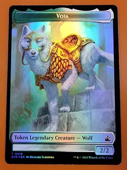 1x Spirit & Voja (0019) | FOIL TOKEN | Ravnica Remastered | MTG Magic Cards - Image 2