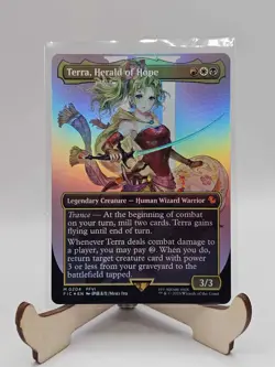 MTG - Terra, Herald of Hope (Borderless) (0204) - Final Fantasy - Foil - Image 1