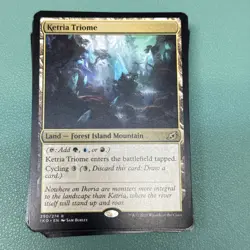 MTG Magic the Gathering Ketria Triome (250/434) Ikoria Lair of Behemoths - Image 1