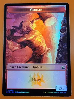 1x Spirit & Goblin (0009) | FOIL TOKEN | Ravnica Remastered | MTG Magic Cards - Image 2