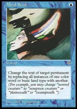 Mind Bend - Light Play MTG Mirage - Image 1