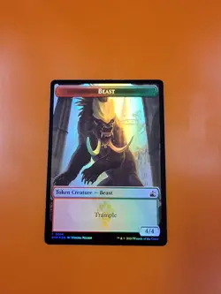 1x Spirit & Beast (0014) | FOIL TOKEN | Ravnica Remastered | MTG Magic Cards - Image 4