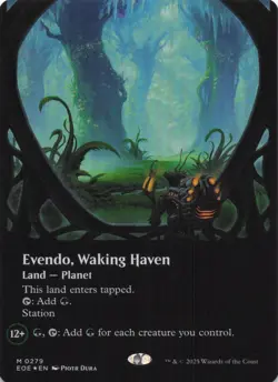 Evendo, Waking Haven (#278) - FOIL - Borderless - Edge of Eternities (EOE) MTG - Image 1