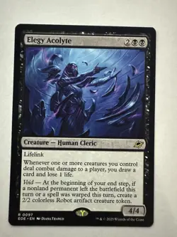 Elegy Acolyte 0097 MTG Edge of Eternities NM Magic Regular - Image 1