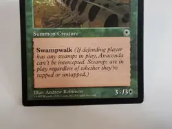 MTG Anaconda (2) Portal Regular Uncommon Magic 2 DINGS TOP EDGE - Image 4