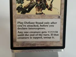 MTG Defiant Stand Portal Regular Uncommon Magic - Image 3