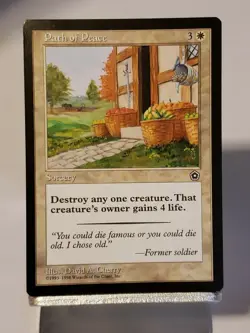 MTG Path of Peace Portal Second Age Regular Common Magic - Image 1