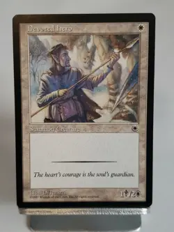 MTG Devoted Hero Portal Regular Common Magic - Image 1