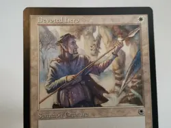 MTG Devoted Hero Portal Regular Common Magic - Image 2