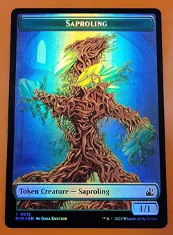1x Saproling & Zombie (0006) | FOIL TOKEN | Ravnica Remastered | MTG Magic Cards - Image 1