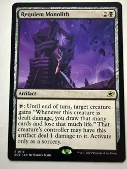 Requiem Monolith Edge of Eternities EOE 0113 MTG Magic Regular - Image 1