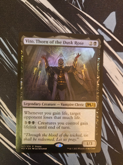 FOIL Vito, Thorn of the Dusk Rose (127) - MTG Core Set 2021 (M21) - Image 1