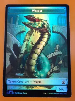 1x Saproling & Wurm (0013) | FOIL TOKEN | Ravnica Remastered | MTG Magic Cards - Image 2