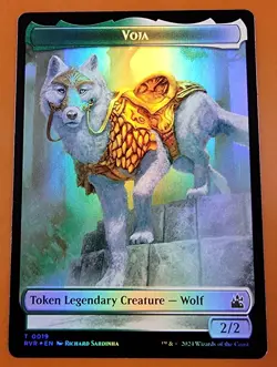 1x Saproling & Voja (0019) | FOIL TOKEN | Ravnica Remastered | MTG Magic Cards - Image 2