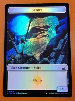 1x Saproling & Spirit (0004) | FOIL TOKEN | Ravnica Remastered | MTG Magic Cards - Image 2
