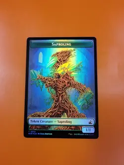 1x Saproling & Soldier (0016) | FOIL TOKEN | Ravnica Remastered | MTG Magic - Image 3