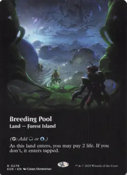 Breeding Pool (#278) - Borderless - Edge of Eternities (EOE) MTG - Image 1