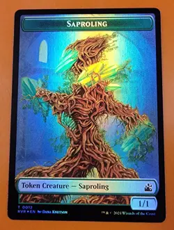 1x Saproling & Goblin (0009) | FOIL TOKEN | Ravnica Remastered | MTG Magic Cards - Image 1