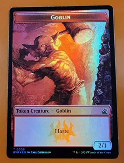 1x Saproling & Goblin (0009) | FOIL TOKEN | Ravnica Remastered | MTG Magic Cards - Image 2
